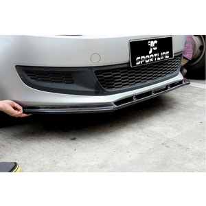 R Style กันชนหน้ารถคาร์บอน,สปอยเลอร์ลิ้นสำหรับ <span class=keywords><strong>VW</strong></span> <span class=keywords><strong>POLO</strong></span> 6 2011 - Product Image 3
