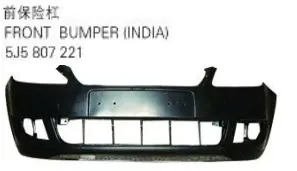 OEM 5J5 807 221 PARA SKODA RÁPIDA 2013 frente Auto Car bumper (índia)