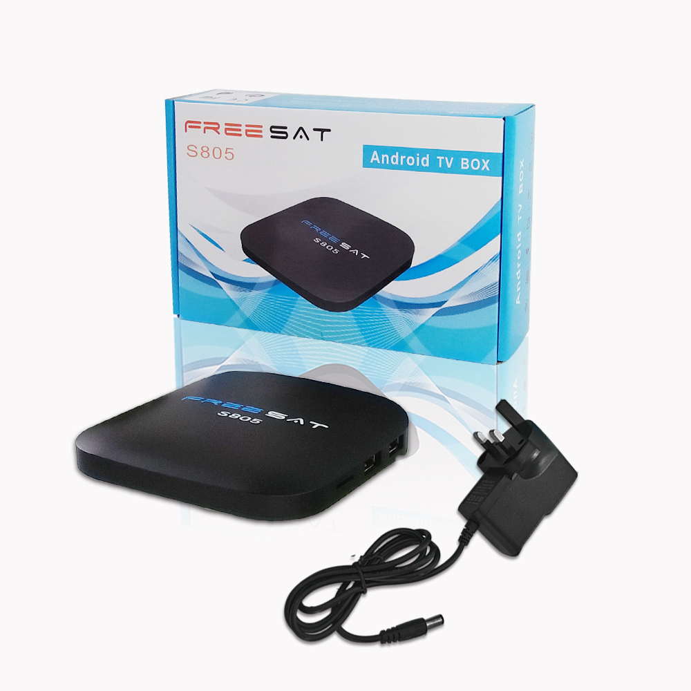 SÁB LIBRE S805 Quad Cable Android 4.4.2 1080 P Caja de la TV XBMC KODI WiFi 2G + 8G Inteligente Reproductor de medios