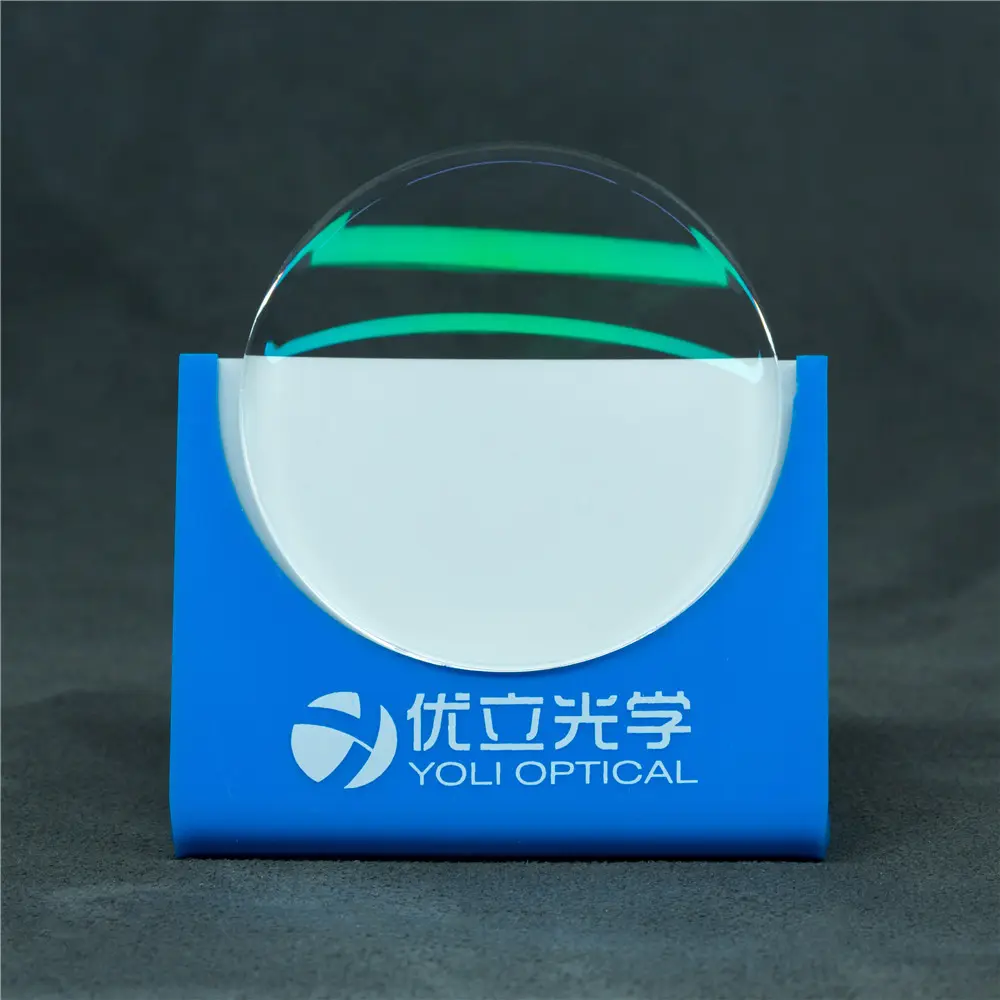 Lunas Oftalmicas 1.56 Lentes Monofocales Bleu Coupe Finition Optique Lentille NK 55 Optique Lentille En Résine lentes oftalmicas