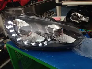 Đèn Pha LED Cho GOLF <span class=keywords><strong>6</strong></span> R20 LED Trắng 5K1 941 753 E / 754 E- - Product Image 4