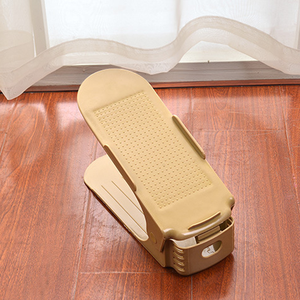 Nueva llegada portátil de plástico Zapatero ajustable estante del zapato de doble capa organizador - Product Image 5
