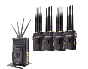 500 Meter 4TX + 1RX HD 1080 p Video/Audio 무선 Transmission System 와 Tally, 5 GHz Frequency