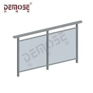 modern aluminum alloy balustrade /railing/ handrail for deck/balcony/terrace