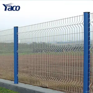 PVC Coated 5mm 3D welded wire fence panels 2.5mx2.03m