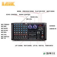 Laix BT-8000 Avec Vhf Uhf Micro DVD HF Hifi Transformateur Pilote Module Musique Actifs Puissance Ktv EQ Amplificateur