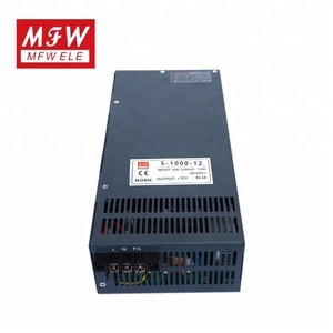 단일 출력 220V AC-DC 12V <span class=keywords><strong>1000W</strong></span> 변압기 S-1000-12 전원 공급 장치 산업용 50Hz 주파수 출력 - Product Image 2