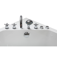 Baignoire de massage spa sexy d'angle, jacuzzi