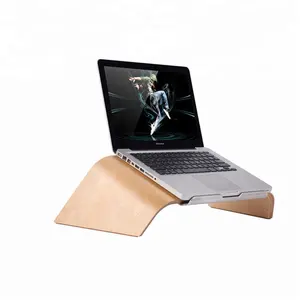 Stand Komputer Kayu Notebook Kemiringan Lereng Tablet Berdiri Dukungan Berdiri Pemegang untuk Mac Buku Android Laptop Pemegang