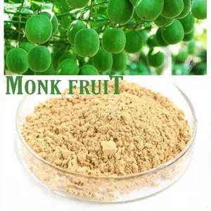 Kalorien freie Süßstoffe Bio-Mönch frucht extrakt, Mönch frucht extrakt Pulver Mogrosid Luo Han Guo Extrakt, Mönch frucht extrakt