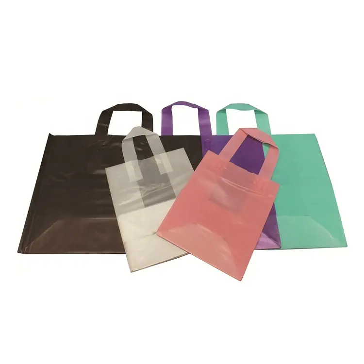 High Quality Ldpe Hdpe Biodegradable Custom Made Environmental Protect Clear Plastic Carrier Bag Wholesale With Logo