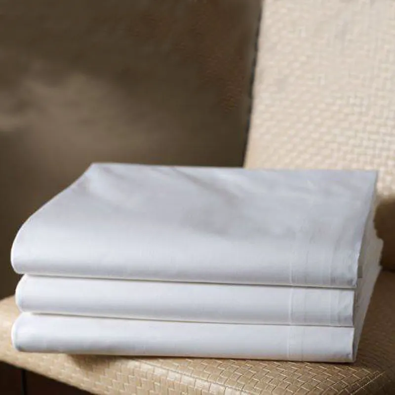 100% Cotton Giá Rẻ Bệnh Viện Bed Sheets Tùy Chỉnh Tấm Phẳng Cho Khách Sạn