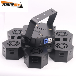 Yeni led DJ bar ışığı 7 kafaları 40w rgbw kar yaprakları cob led dmx sahne kör lamba - Product Image 5