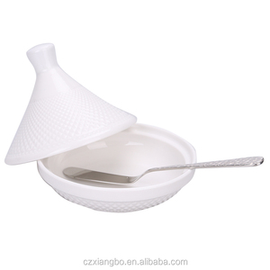 Mini <span class=keywords><strong>plat</strong></span> à beurre en céramique <span class=keywords><strong>tajine</strong></span>, modèles multiples, en stock, avec couvercle, vente en gros - Product Image 4