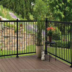 Prima Nouveau Design Prix <span class=keywords><strong>Moins</strong></span> <span class=keywords><strong>Cher</strong></span> Extérieur En Fer Forgé Balcon Escalier Rampe - Product Image 1
