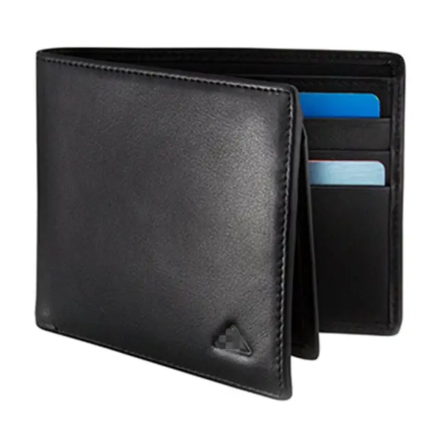Nova marca de Luxo dos homens de Couro RFID Bloqueando Carteira Passaporte Titular do cartão de Crédito (1 PC/SET)