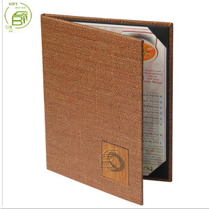 Da 2015 <span class=keywords><strong>Pu</strong></span> Trifold <span class=keywords><strong>Menu</strong></span> Chủ - Product Image 1