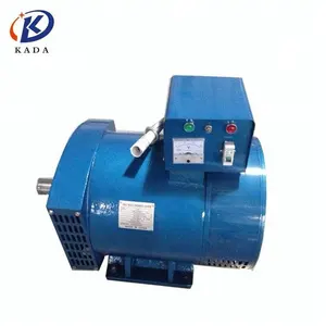 KADA Ac Đồng Bộ Alternator Carbon Brush St Alternator 12kva Máy Phát Điện Single Phase 50Hz