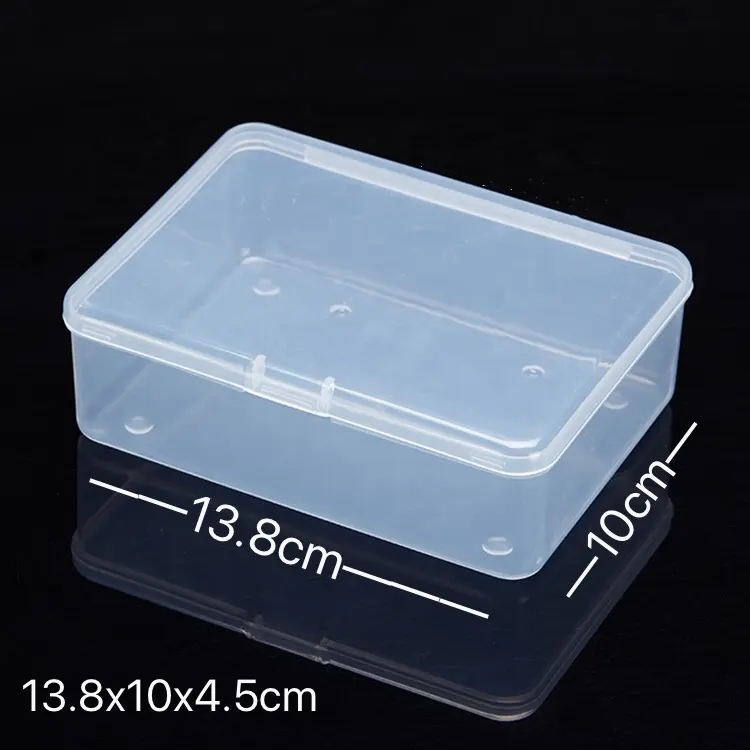 Rectangular clara de plástico al por menor caja de embalaje