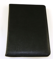 Cahier de serveur de comptabilité en cuir de luxe pu imprimé logo avec calculatrice