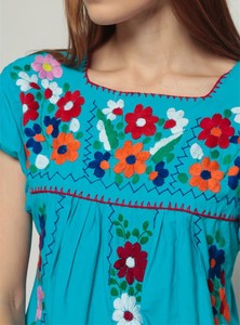 Elegante bordado vestido mexicano en una variedad de diseños elegantes -  Alibaba.com