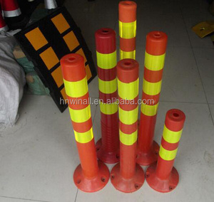 Delineatore Stradale Flessibile in PU con Segnalazione Colorata, Palo di Avvertimento in Plastica per Traffico - Product Image 5