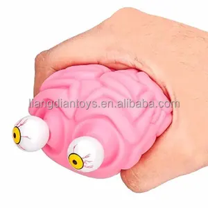 Squishy Brain Fidget Splat Ball Antistress Muncul untuk Dewasa Anak Pengurang Kecemasan Sensorik Bermain Mainan Menyenangkan untuk Halloween