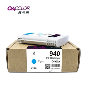Cartucho de Tinta OACOLOR Remanufacturado para HP940 C4906A C4907A C4908A C4909A para Impresora Multifuncional <span class=keywords><strong>HP</strong></span> <span class=keywords><strong>Officejet</strong></span> <span class=keywords><strong>Pro</strong></span> <span class=keywords><strong>8000</strong></span> 8500 - Product Image 3