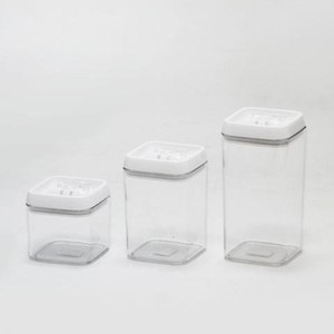 Récipient de stockage de nourriture hermétique écologique moulé par injection en plastique PP de forme carrée - Product Image 2