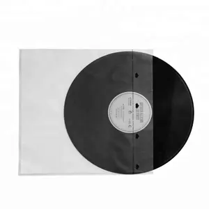 Capa transparente de álbum de cd lp, alta qualidade, cobertura de álbum em plástico e papel, mangas internas de gravação de vinil