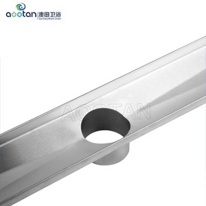 Drenaje de Baño de Alta Calidad, Acero Inoxidable 304, Drenaje de Piso Invisible Largo, Drenaje <span class=keywords><strong>Vertical</strong></span> Prefabricado - Product Image 5