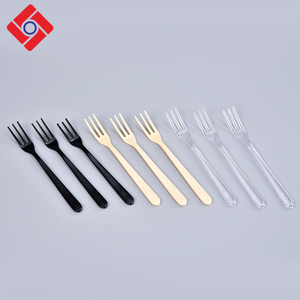 Desechable de alta calidad nuevo diseño comestible <span class=keywords><strong>Minivelo</strong></span> Slim servir ensalada de la fruta tenedor Set - Product Image 1