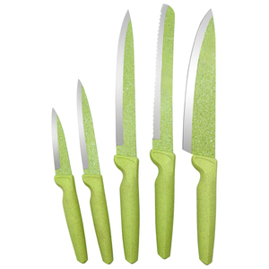 Ventes chaudes <span class=keywords><strong>en</strong></span> Europe et <span class=keywords><strong>en</strong></span> Amérique, ensemble de couteaux de cuisine pour cuisiniers amateurs, 6 pièces, lames tranchantes, couteaux de chef, couteaux à légumes, couteaux utilitaires - Product Image 2