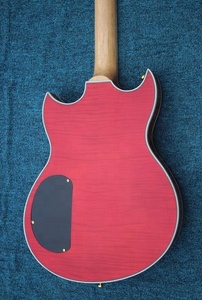 <span class=keywords><strong>Chitarra</strong></span> Elettrica Weifang Rebon a 6 Corde, Modello LP Double Cut, Colore Rosso Vino - Product Image 6