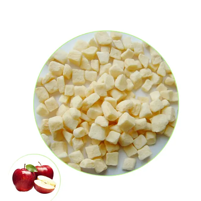 Manzana fd, manzana liofilizada, venta al por mayor, chips de manzana liofilizados