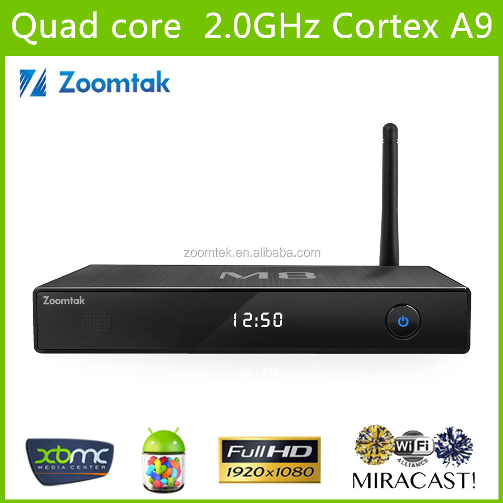 Zoomtak M8 Amlogic S802 quad core 4 k KODI 15.1 Android tv box