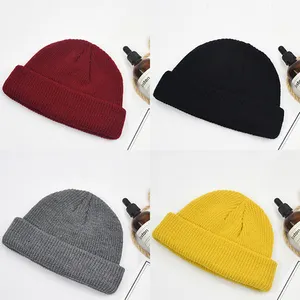 Pronto per la spedizione a buon mercato commercio all'ingrosso di alta qualità beniae, inverno maglia berretti personalizzati