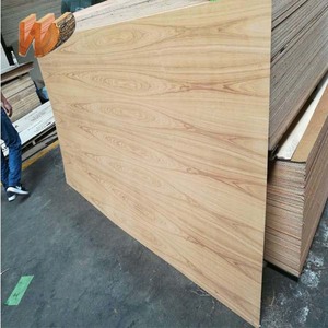 Madera Contrachapada de <span class=keywords><strong>MDF</strong></span> Laminada con Revestimiento de Chapa de Teca Ceniza de 3 mm - Product Image 2