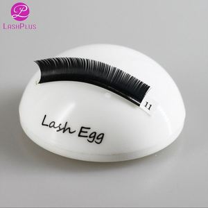 Buena calidad d Curl bifurcado elipse plana extensión de pestañas - Product Image 2