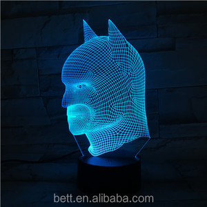 3d Avengers ilusión 3d llevó la lámpara luz de la noche luz de noche Increíble - Product Image 2
