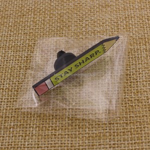 Épingles à revers personnalisées en forme de crayon, bon marché, émaillées à la main, avec couleur - Product Image 3