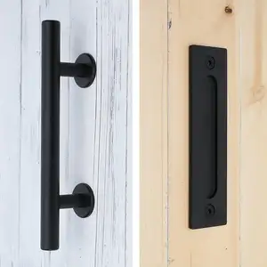 China Supplier High Quality Door Handle Steel Bar Wooden Door Handle