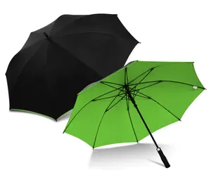 Parapluie de GOLF, jaune vert LIME, simple