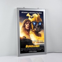 Cadre lumineux pour affiche de film rétroéclairé par LED 24x36