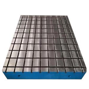 Plaque de <span class=keywords><strong>base</strong></span> à fente en T Table en fonte de précision Durable et stable Usinage CNC Station de soudage à souder bleu Roulement HT300 - Product Image 1
