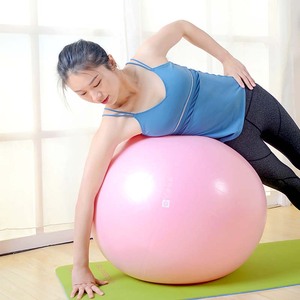 BSCI फैक्टरी 65cm व्यास विरोधी फट पीवीसी फिटनेस योग गेंद के साथ हवा पंप - Product Image 4