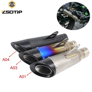 Silencieux d'échappement universel pour moto Z800 CBR1000 CBT <span class=keywords><strong>TMAX</strong></span> Dirt Pit Bike Modifier le tuyau d'échappement de motocross - Product Image 2