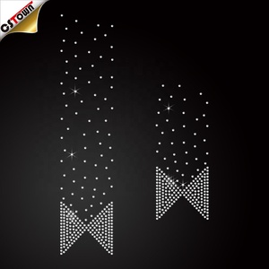 En gros Forme De Coeur Arc Strass Transfert de Bande Faite Sur Commande - Product Image 4