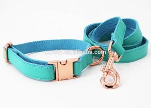 <span class=keywords><strong>Collar</strong></span> de Perro Grande de Piel Dorada - Product Image 6