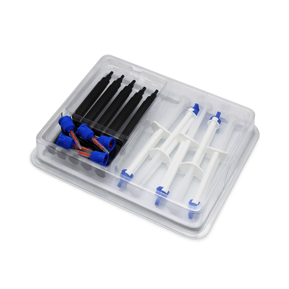 5 personnes Utilise 25% Peroxyde d'hydrogène Gel De Blanchiment Des Dents Professionnel Seringue À Double Barillet Kit
